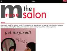 Tablet Screenshot of musehairgroup.com